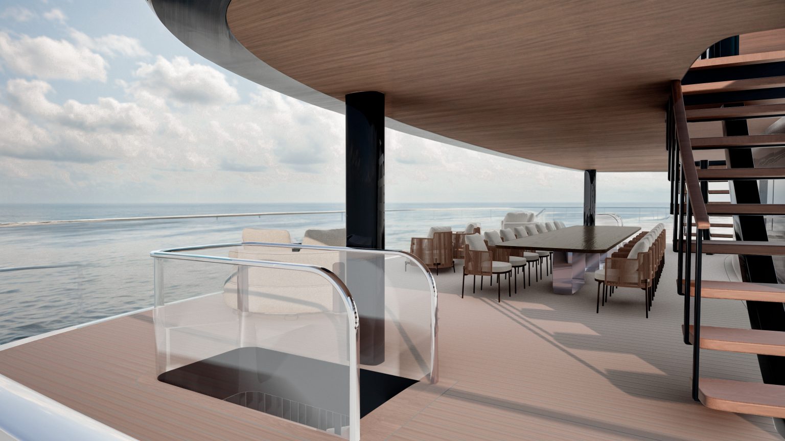 VYRE 50 Superyacht terrace